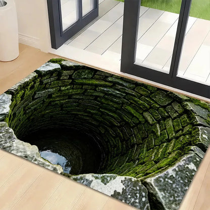 3D Halloween Optical-Illusion Diatomite Floor Mat