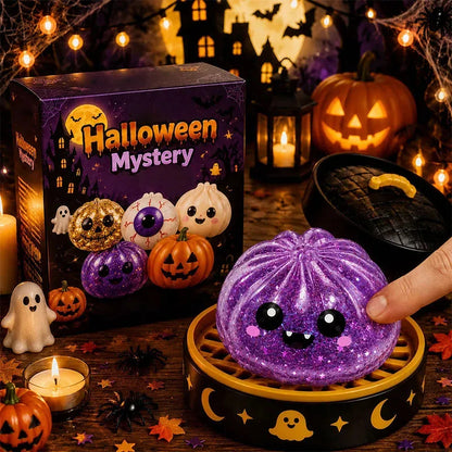 🎃 Halloween Dumpling Squeeze Squishy Toy Blind Boxes