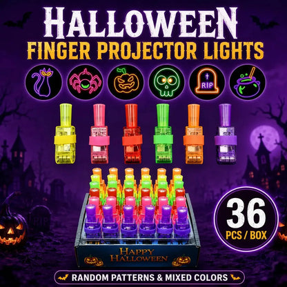 Halloween LED Finger Projector Rings – 20-Piece Party Set – product image 5